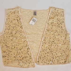 NWT | Collection XIIX | Sequin Embellished Vest | S/M